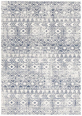 Paradise White Blue Rustic Transitional Rug