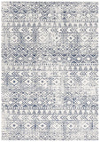 Paradise White Blue Rustic Transitional Rug