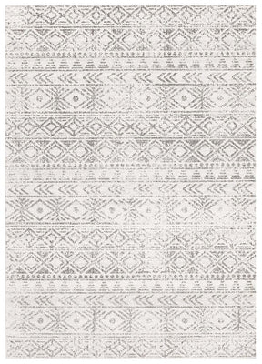 Paradise White Grey Rustic Transitional Rug - Lost Design Society