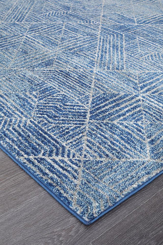 Paradise Contemporary Navy Transitional Rug