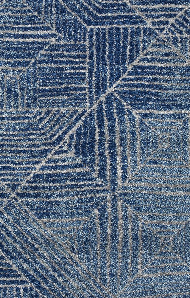 Paradise Contemporary Navy Transitional Rug