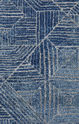 Paradise Contemporary Navy Transitional Rug