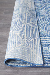 Paradise Contemporary Navy Transitional Rug