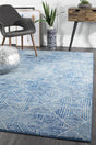 Paradise Contemporary Navy Transitional Rug