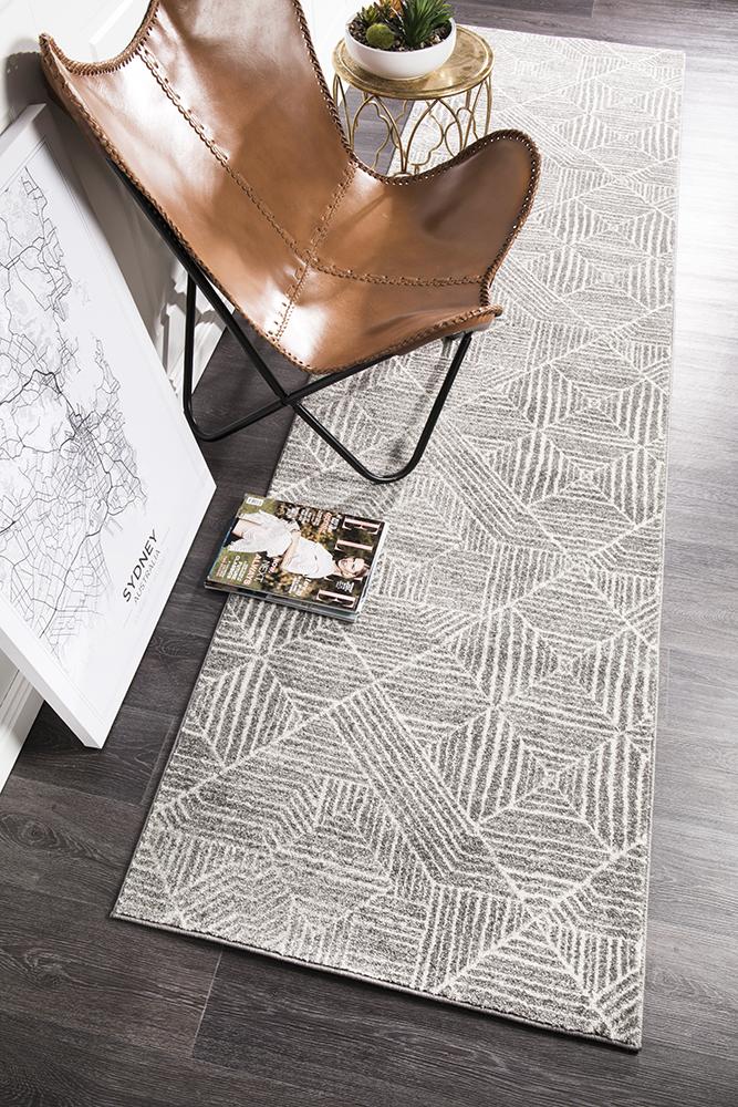 Paradise Contemporary Silver Transitional Rug