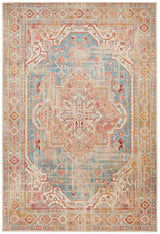 Pilgrimage Ornate Blue Transitional Rug