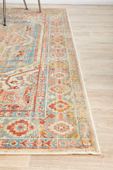 Pilgrimage Ornate Blue Transitional Rug