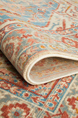 Pilgrimage Ornate Blue Transitional Rug