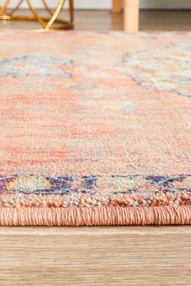 Pilgrimage Ornate Terracotta Transitional Rug