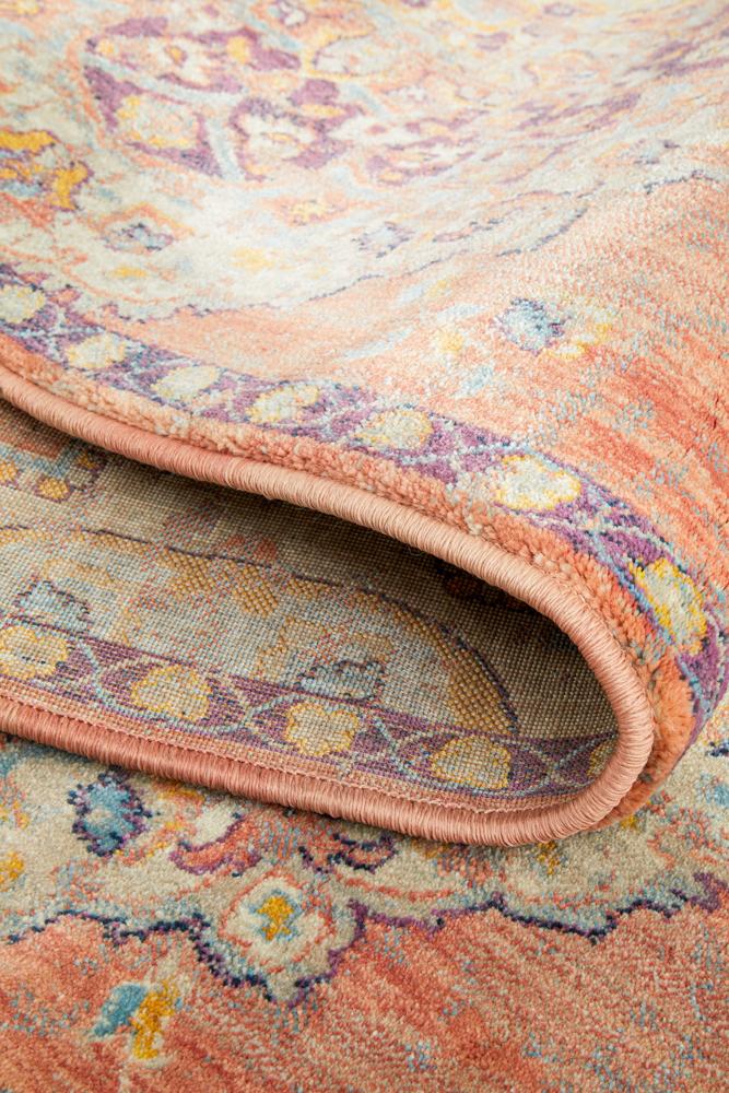 Pilgrimage Ornate Terracotta Transitional Rug