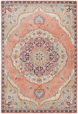 Pilgrimage Ornate Terracotta Transitional Rug