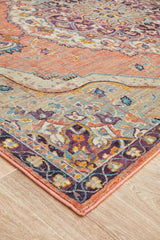 Pilgrimage Ornate Terracotta Transitional Rug