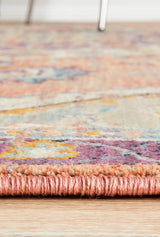 Pilgrimage Ornate Terracotta Transitional Rug