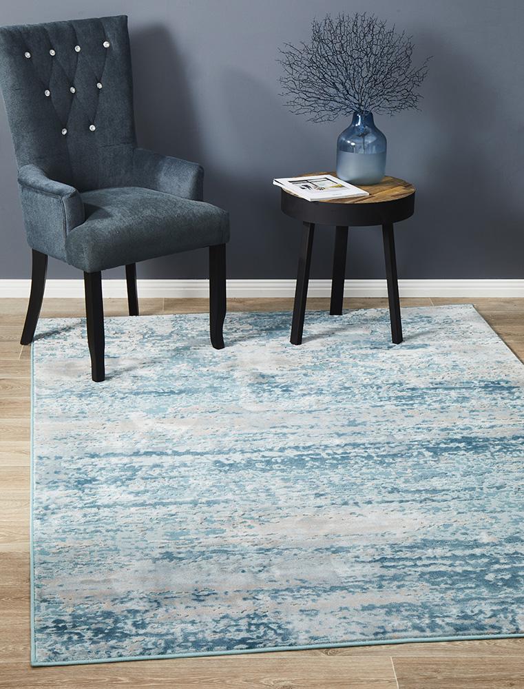 Luxuriance Olivia Blue Transitional Rug