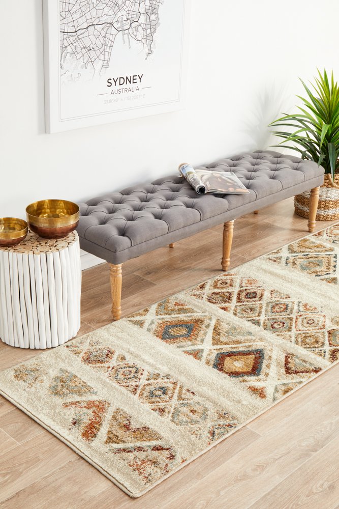 Mayfair Contrast Rust Transitional Rug