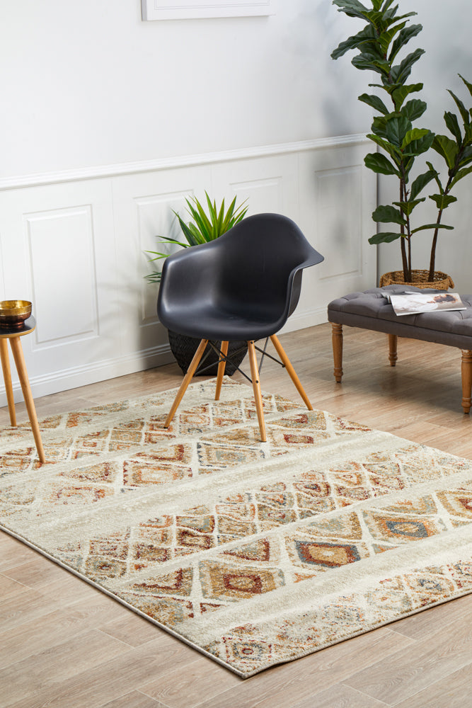 Mayfair Contrast Rust Transitional Rug