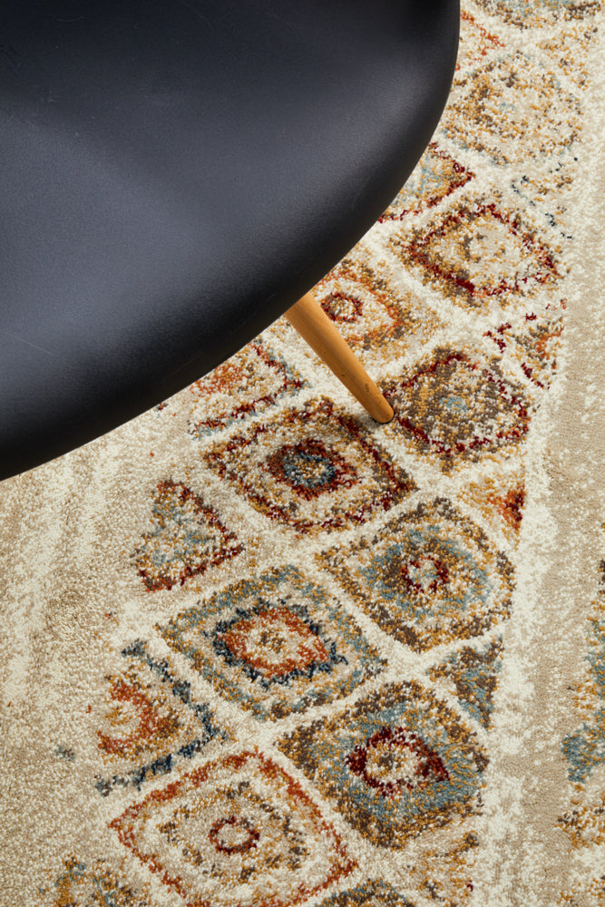 Mayfair Contrast Rust Transitional Rug