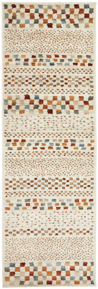 Mayfair Squares Bone Transitional Rug