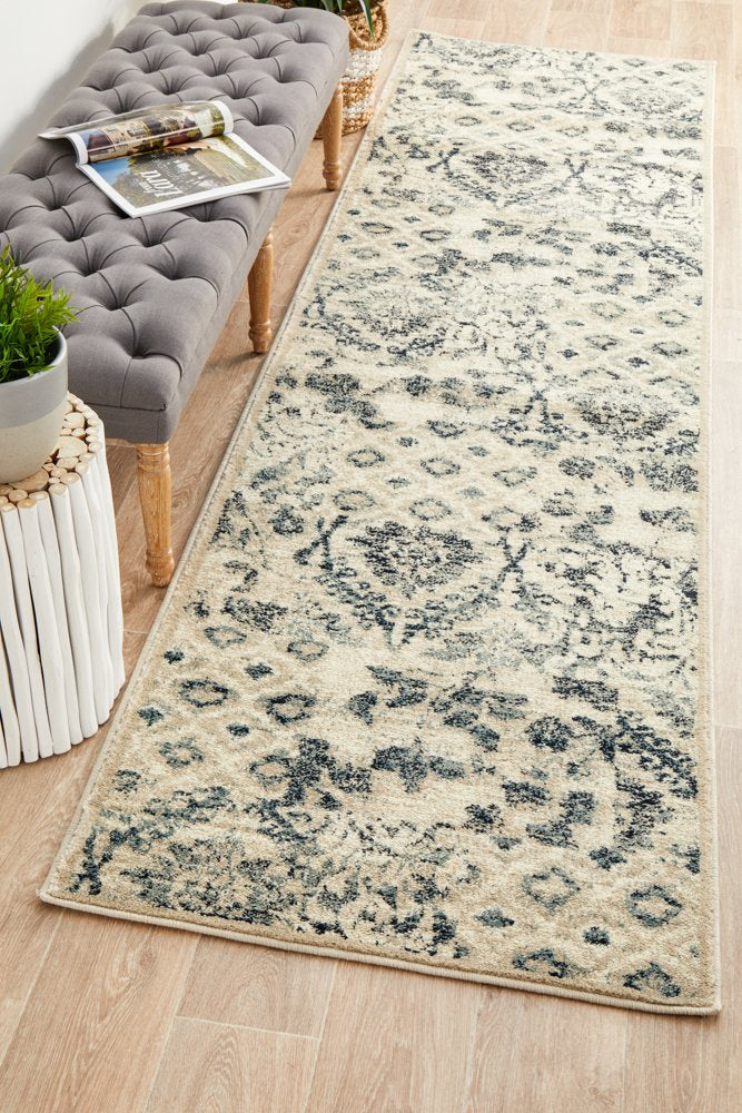 Mayfair Illusion Blue Transitional Rug