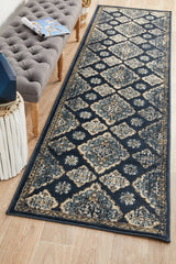 Mayfair Timeline Navy Transitional Rug