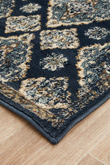 Mayfair Timeline Navy Transitional Rug