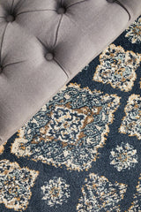 Mayfair Timeline Navy Transitional Rug