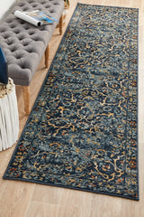 Mayfair Stem Navy Transitional Rug