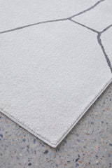 Vines Grey Modern Abstract Rug