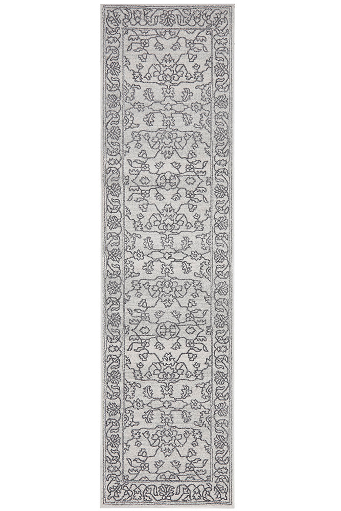 Vines Sven Grey Transitional Rug