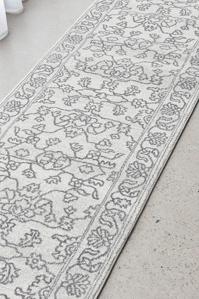 Vines Sven Grey Transitional Rug