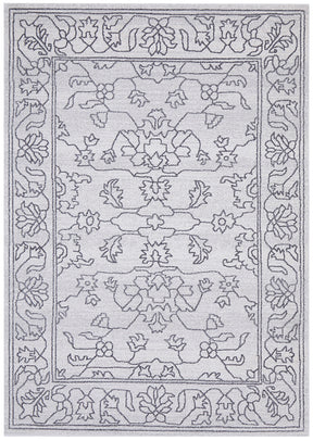 Vines Sven Grey Transitional Rug - Lost Design Society