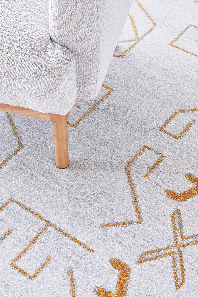 Vines Kallos Gold Transitional Rug