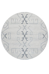 Vines Kallos Grey Transitional Round Rug