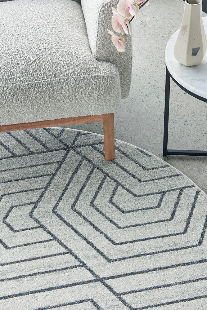 Vines Chantel Transitional Round Rug