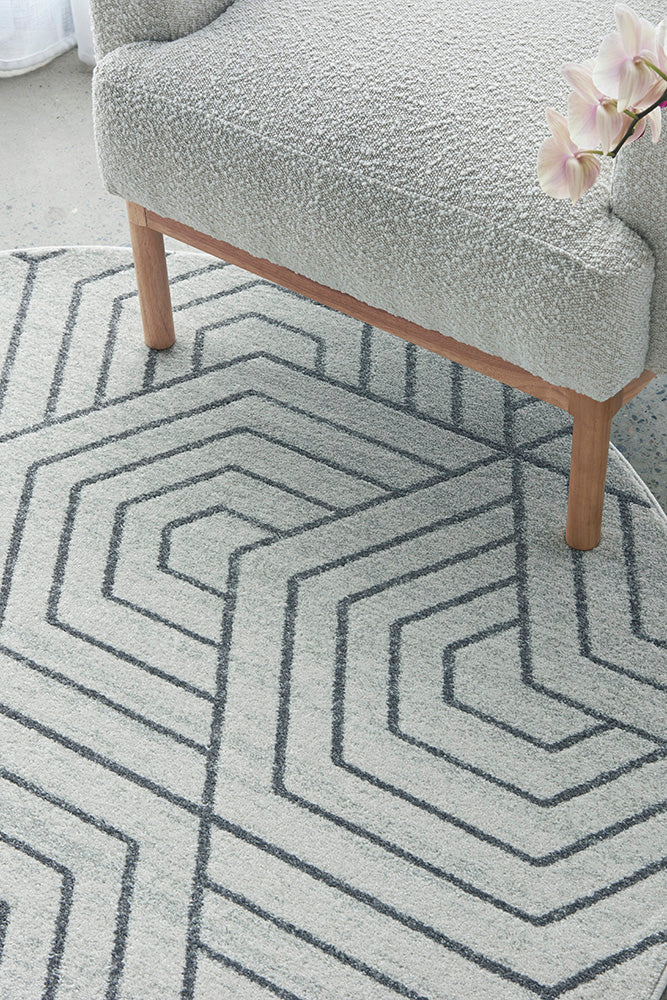 Vines Chantel Transitional Round Rug