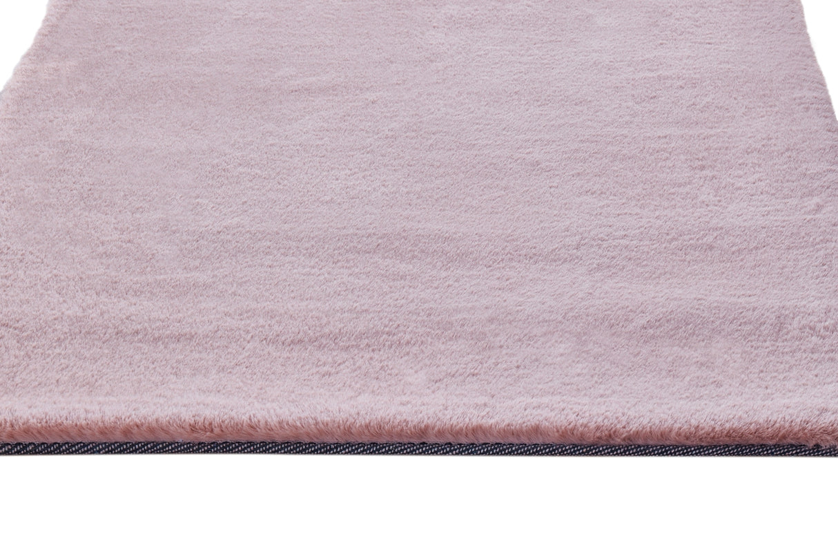 Turuun Soft Faux Fur Dusty Pink Rug