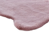 Turuun Soft Faux Sheepskin Dusty Pink Rug