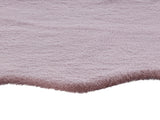 Turuun Soft Faux Sheepskin Dusty Pink Rug