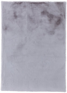 Turuun Soft Faux Fur Grey Rug - Lost Design Society