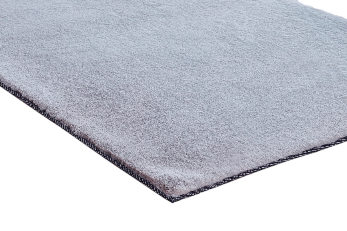 Turuun Soft Faux Fur Grey Rug