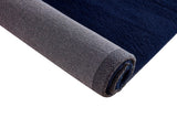 Turuun Soft Faux Fur Navy Rug