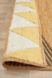 Oaxaca Yellow Jute Cotton Rug