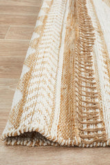 Oaxaca White Jute Cotton Rug