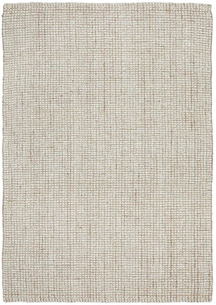 Polar Wool Jute Natural Rug