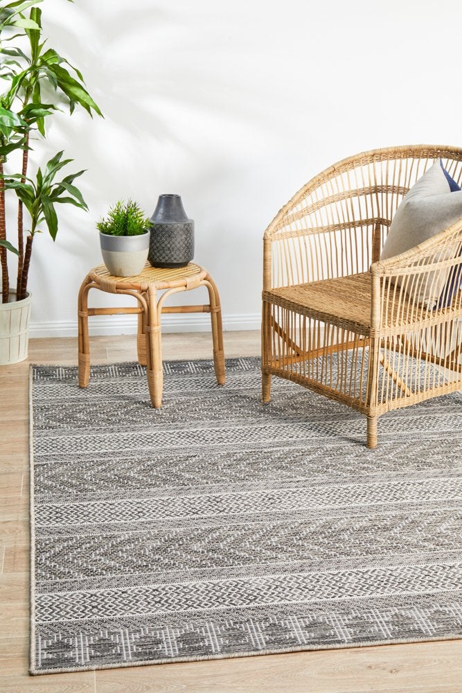 Promenade Outdoor Urban Grey Rug – Lost Design Society Rugs