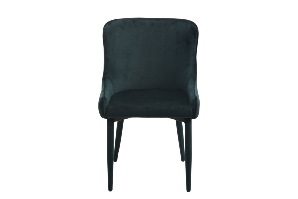 Plato Emerald Velvet Dining Chairs - Set of 2