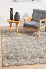 Remy Silver Transitional Rug