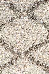 Beni Ourain Inspired Berber Tantan Natural Shag Rug