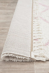 Beni Ourain Inspired Berber Tantan Pink Shag Rug