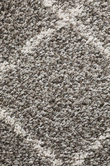 Beni Ourain Inspired Berber Tiznit Grey Shag Rug